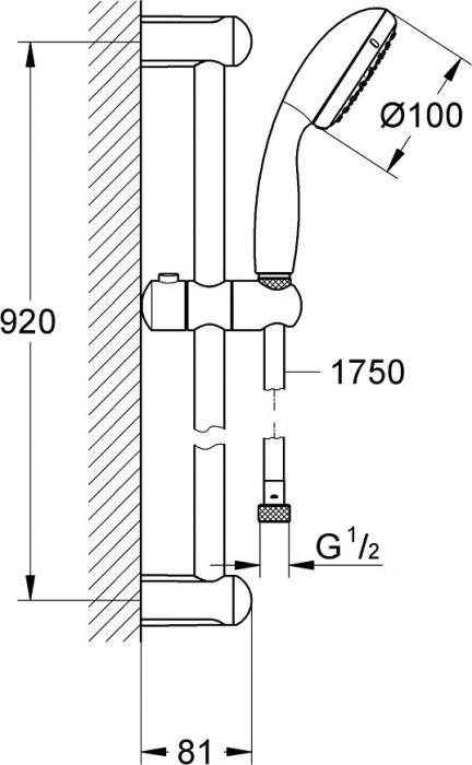 Grohe Tempesta 100 27925001