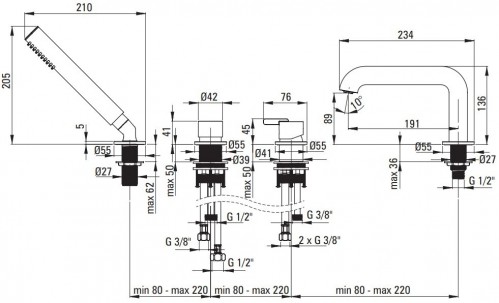 Deante Silia BQS F14M