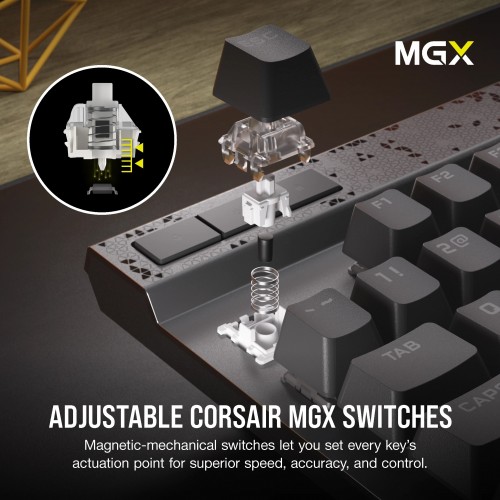 Corsair K70 MAX RGB Magnetic-Mechanical Gaming Keyboard