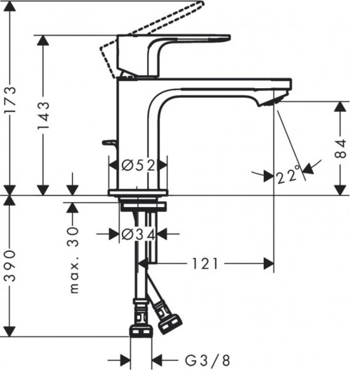 Hansgrohe Rebris E 72587000