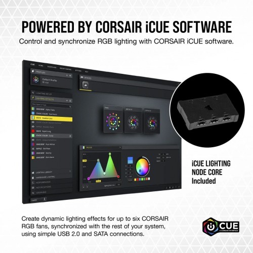 Corsair iCUE ML140 RGB ELITE Premium Dual Kit White