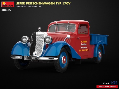 MiniArt Liefer Pritschenwagen Typ 170V. Furniture Transport