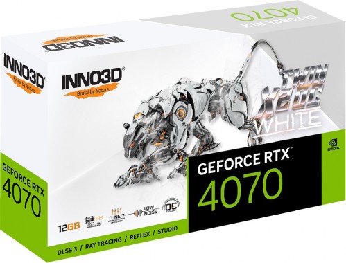 INNO3D GeForce RTX 4070 TWIN X2 OC WHITE STEALTH