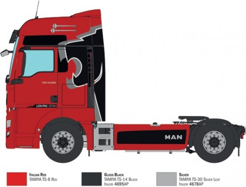 ITALERI Man TGX 18.500 XXL Lion Pro Edition (1:24)