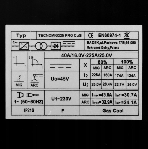 IDEAL Tecno MIG 225 Pro