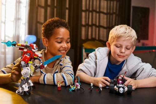 Lego Coopers Tiger Mech and Zeros Hot Rod Car 71497