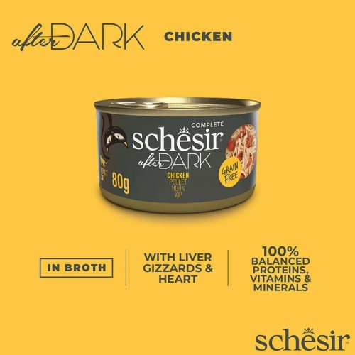 Schesir After Dark Chicken Canned 80 g