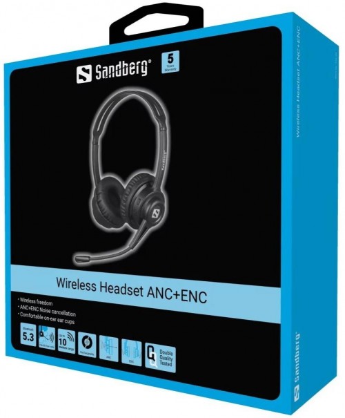 Sandberg Wireless Headset ANC+ENC