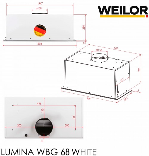 Weilor Lumina WBG 68 WH