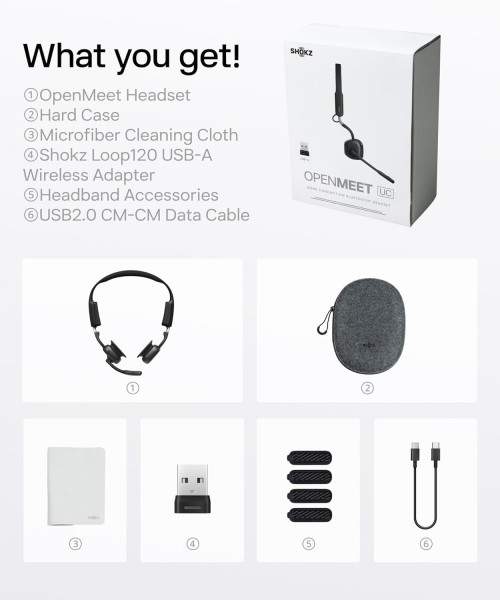 Shokz OpenMeet UC (USB-A)