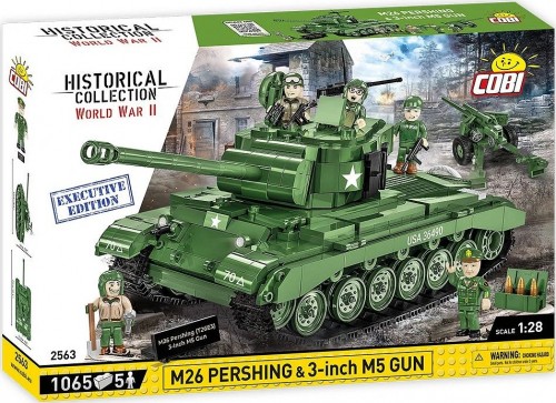 COBI M26 Pershing and 3-inch M5 Gun 2563