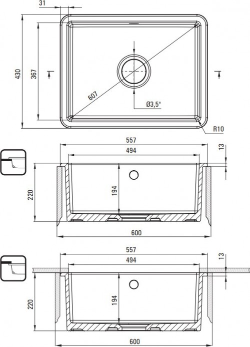 Deante Lumi ZCU 610C