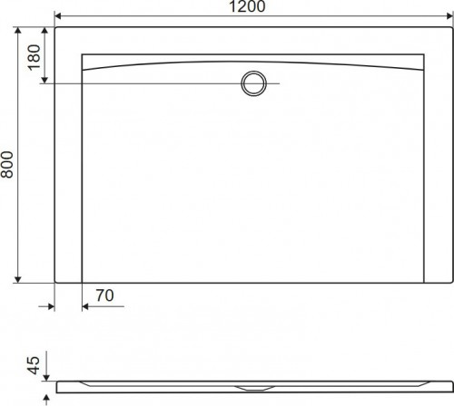 Excellent Forma X 120x80 BREX.1403.120.080.WHN