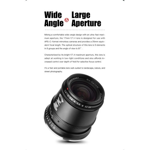 TTArtisan 17mm f/1.4