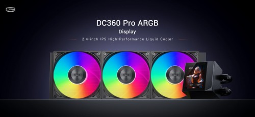PCCooler DC360 Pro ARGB Display Black