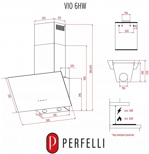 Perfelli Vio 6HW Nero