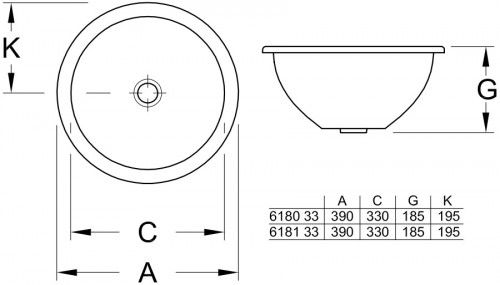 Чертеж с размерами