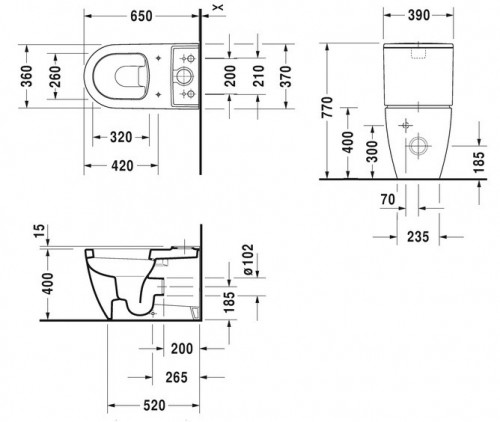 Duravit Me By Starck 217009