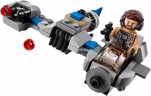 Lego Ski Speeder vs. First Order Walker Microfighters 75195