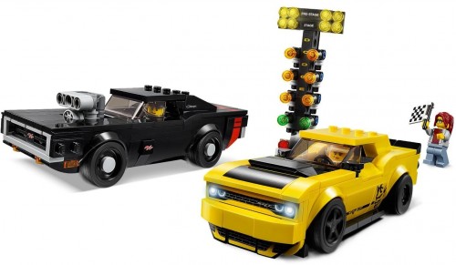Lego 2018 Dodge Challenger SRT Demon and 1970 Dodge Charger