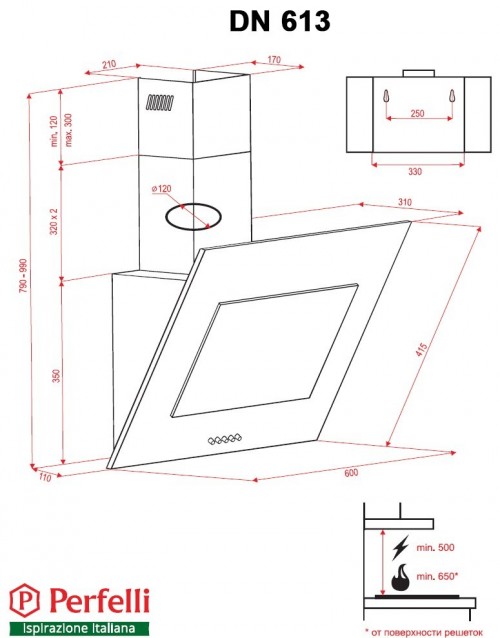 Perfelli DN 613 BL