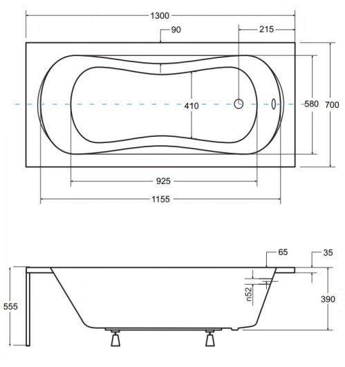 Besco Aria Plus 130x70