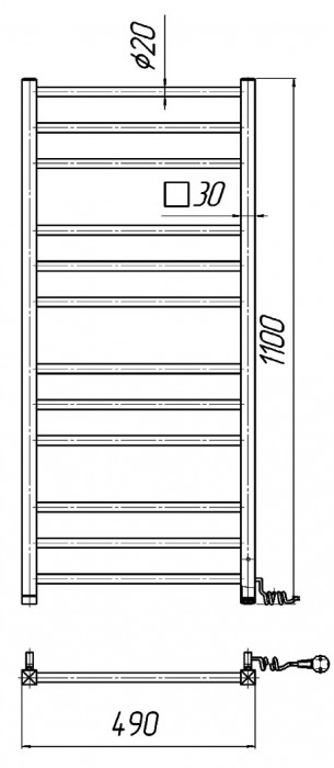 MARIO Premium Classic-I R 500x1100