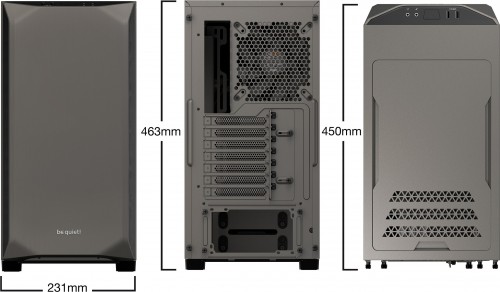 Be quiet Pure Base 500 Window серый