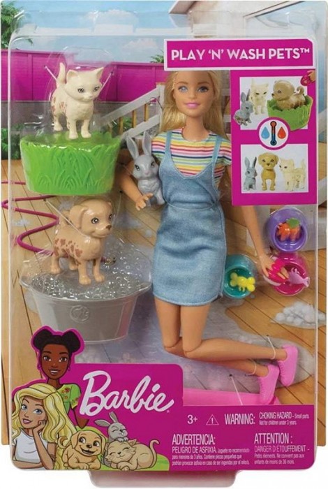 Barbie Play and Wash Pets FXH11