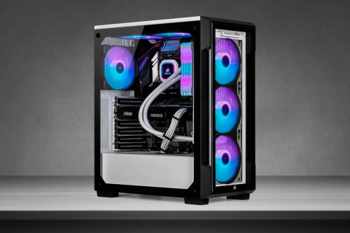 Corsair iCUE 220T RGB Tempered Glass WH