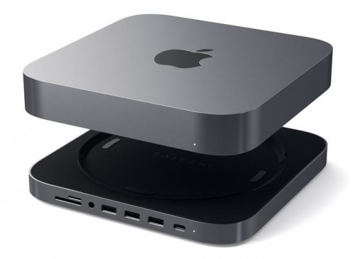 Satechi Type-C Aluminium Stand & Hub for Mac Mini
