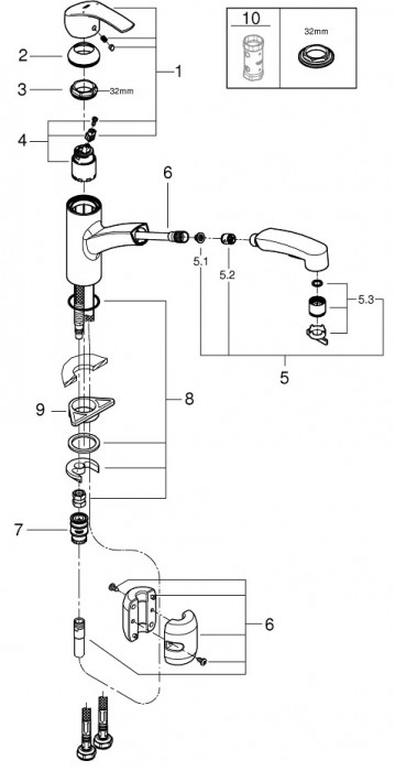 Grohe Eurosmart 30305000