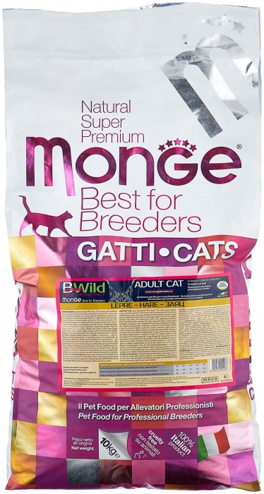 Monge Bwild Low Grain Adult Rabbit 10 kg