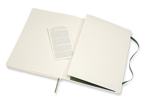 Moleskine Plain Soft Notebook Large Green