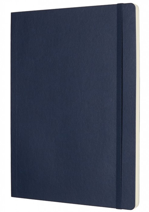 Moleskine Plain Notebook A4 Soft Sapphire