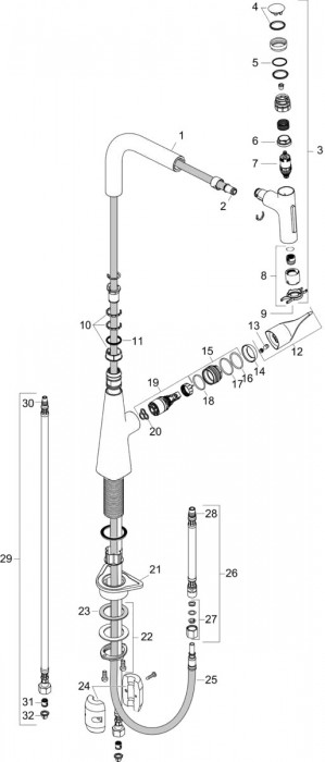 Hansgrohe Metris Select M71 73822000