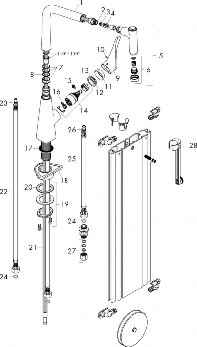 Hansgrohe Metris M71 73824000