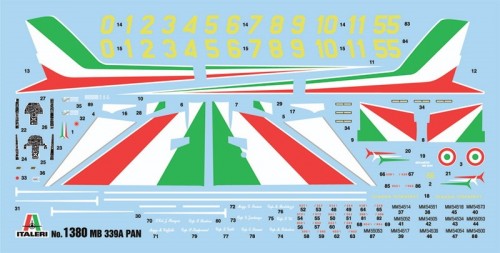 ITALERI MB-339A P.A.N. 2016 Livery (1:72)