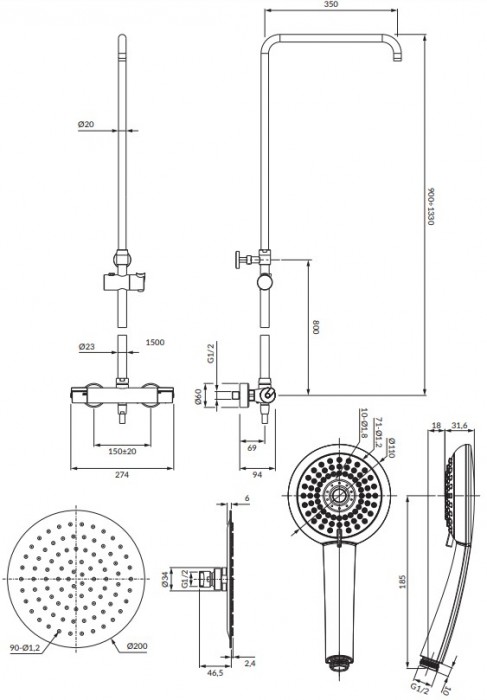 Omnires Y Y1244X/6CR