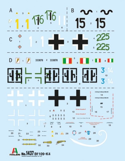 ITALERI Bf 109 K-4 (1:48)