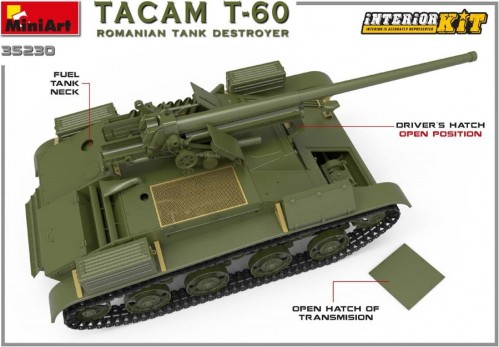 MiniArt Tacam T-60 Romanian Tank Destroyer (1:35)