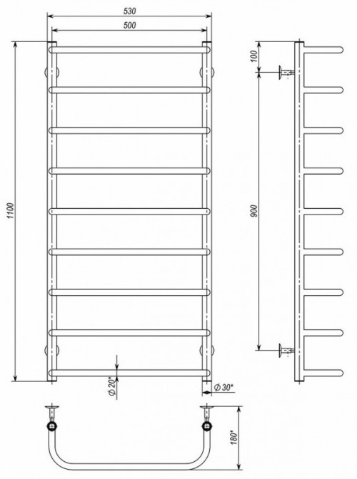 Deffi Standart P9 500x1100