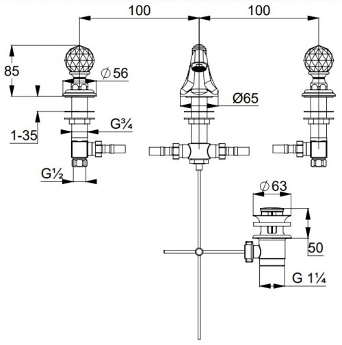 Kludi Adlon 5104605G5