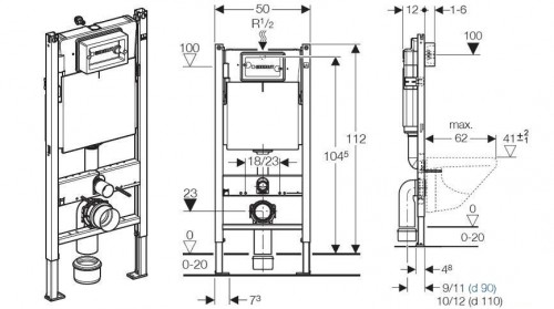 Geberit Duofix 458.178.46.1 WC