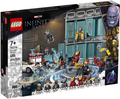 Lego Iron Man Armory 76216