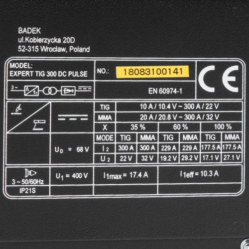 IDEAL Expert TIG 300 DC Pulse