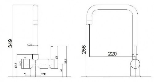 Fabiano FKM 31.6 SS Inox 8231.401.0225