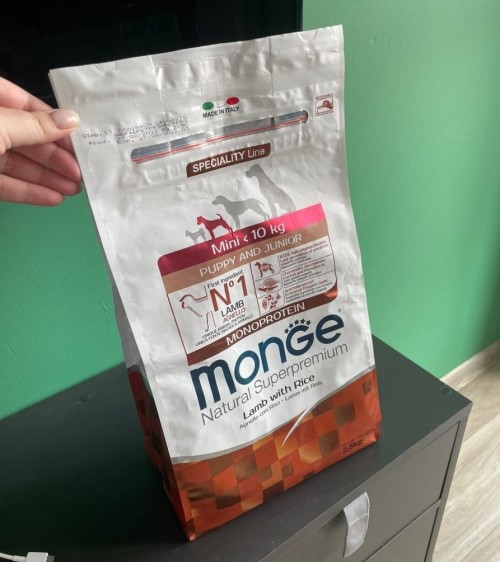 Monge Speciality Mini Puppy/Junior Lamb/Rice 0.8 kg