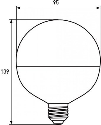 Eurolamp LED EKO G95 15W 4000K E27