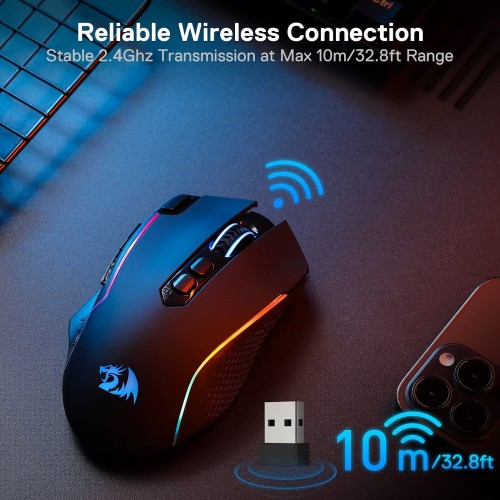 Redragon M810 Pro Wireless Gaming Mouse